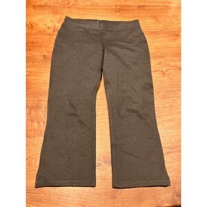 Quince Charcoal Gray Bootcut Yoga Pants Lounge Workout Leggings Size L